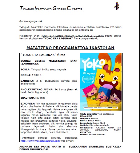 2016ko maiatzeko programazioa irudia