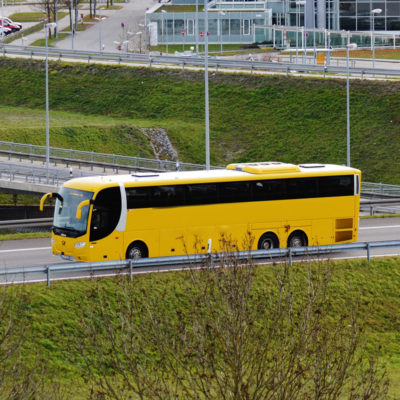 Eskolaz kanpoko autobusa